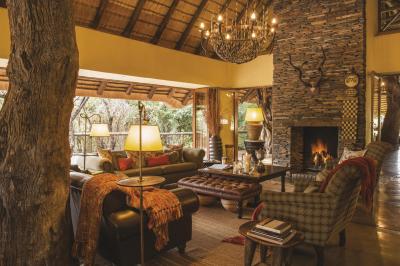 Lounge at Tuningi Lodge