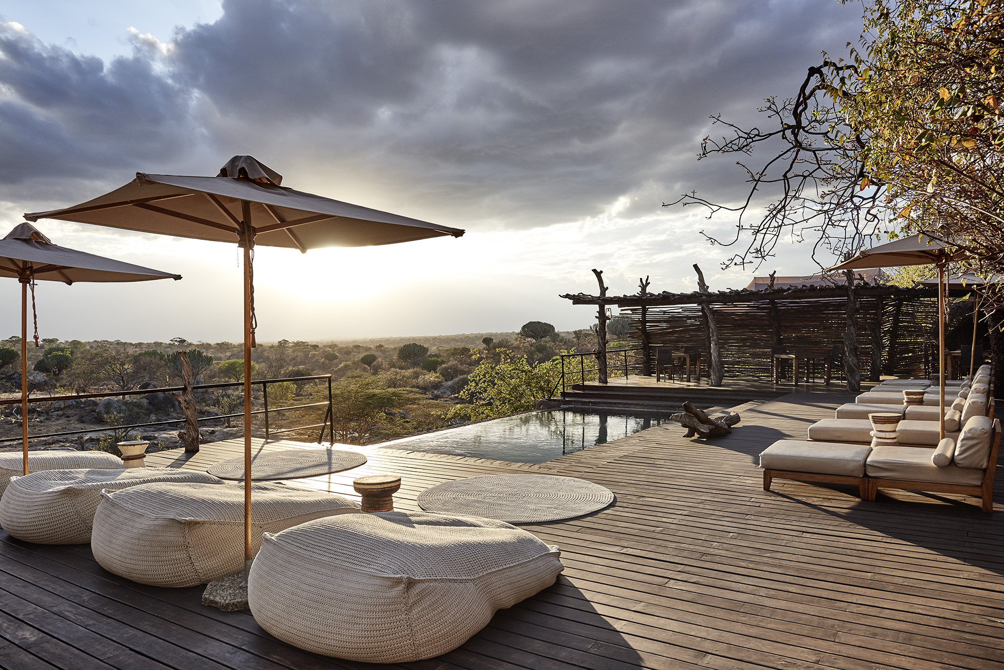 Mwiba Lodge pool southern Serengeti